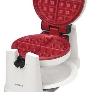 CruxGG Red and White Waffle Maker